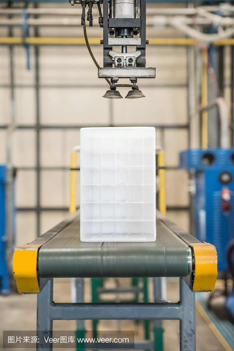 塑料工廠的工業機器人